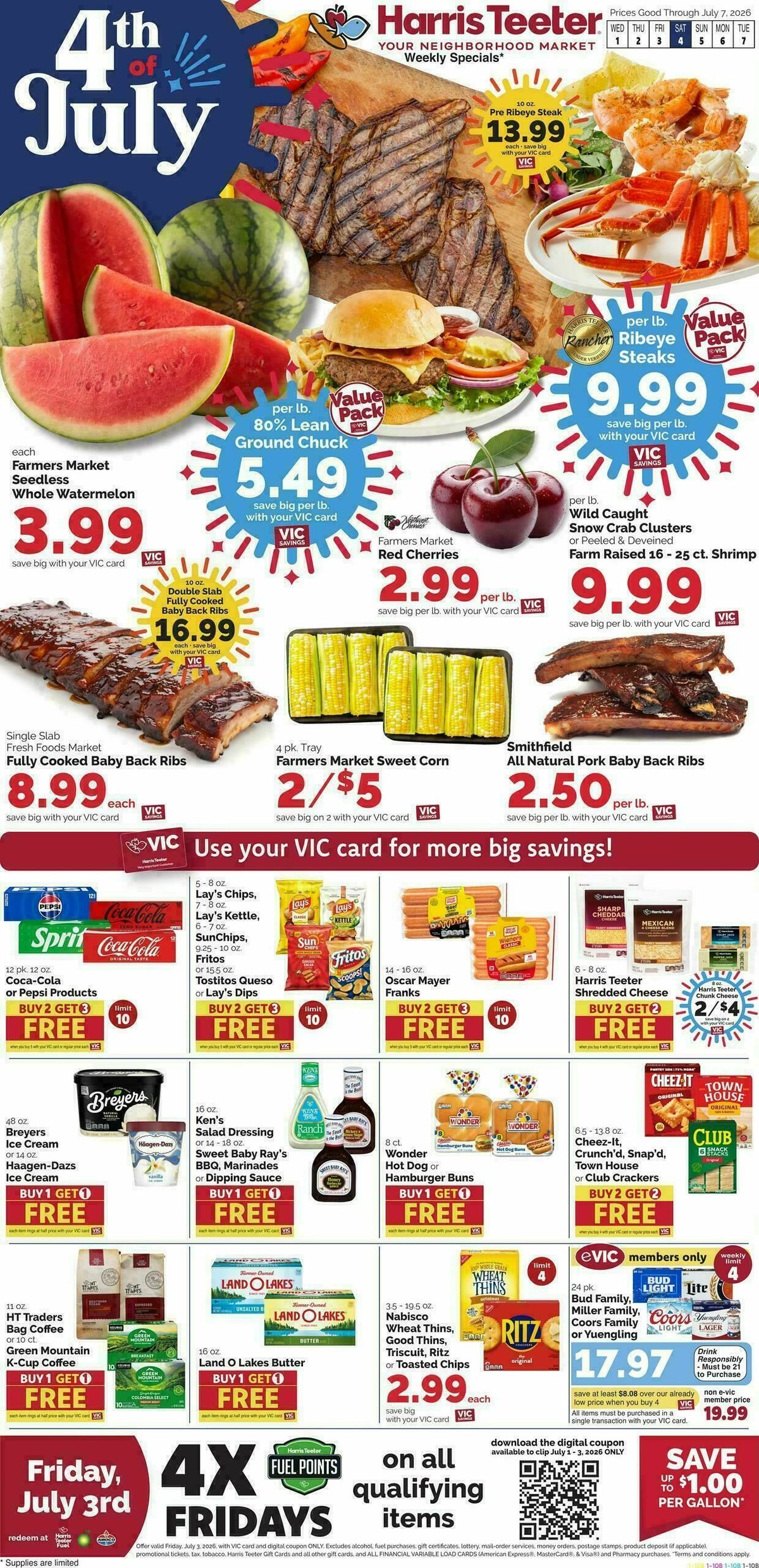 Harris Teeter Weekly Ad from July 1