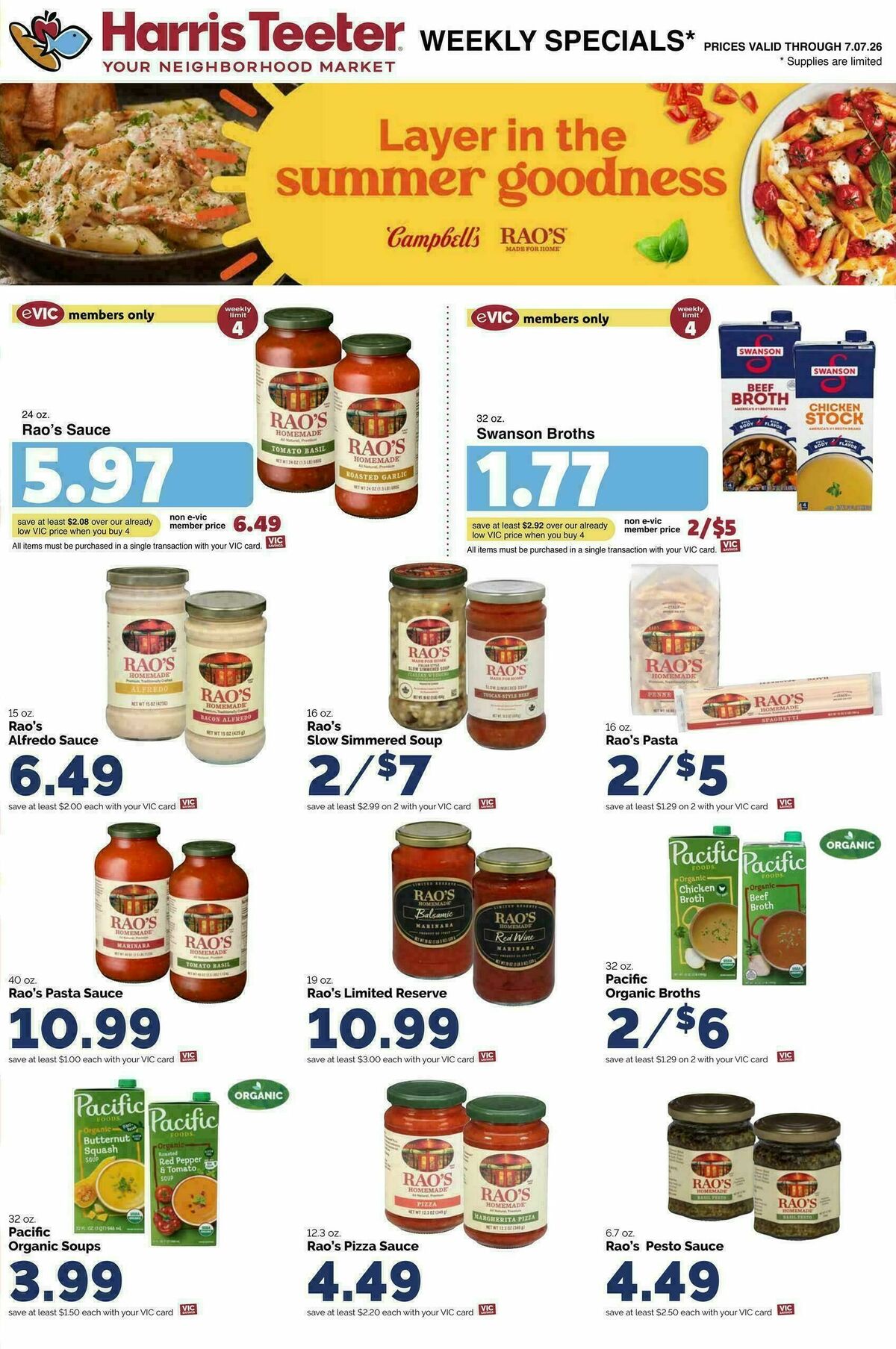 Harris Teeter Weekly Ad from July 1