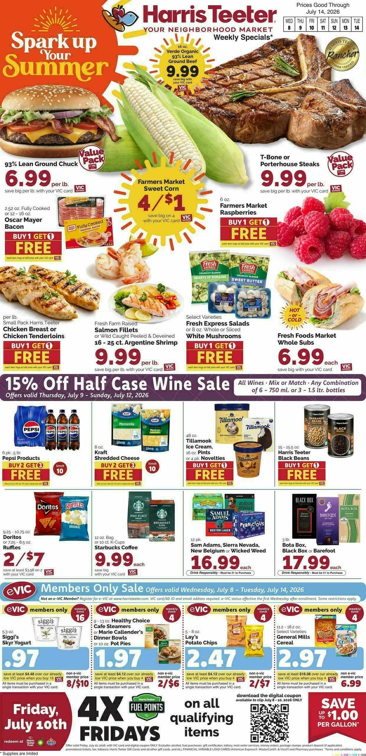 Harris Teeter Weekly Ad from July 8