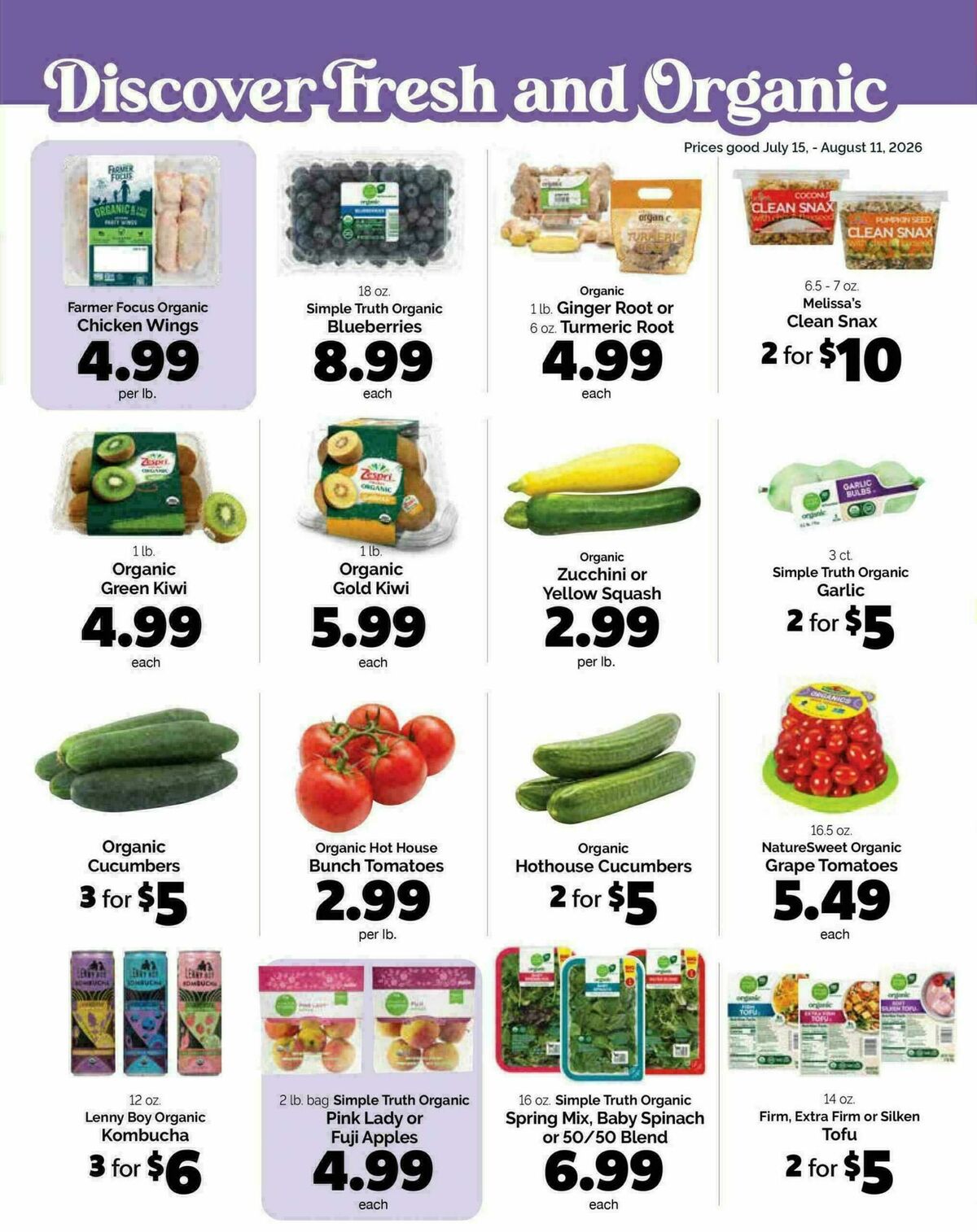 Harris Teeter Discovery Weekly Ad from July 15