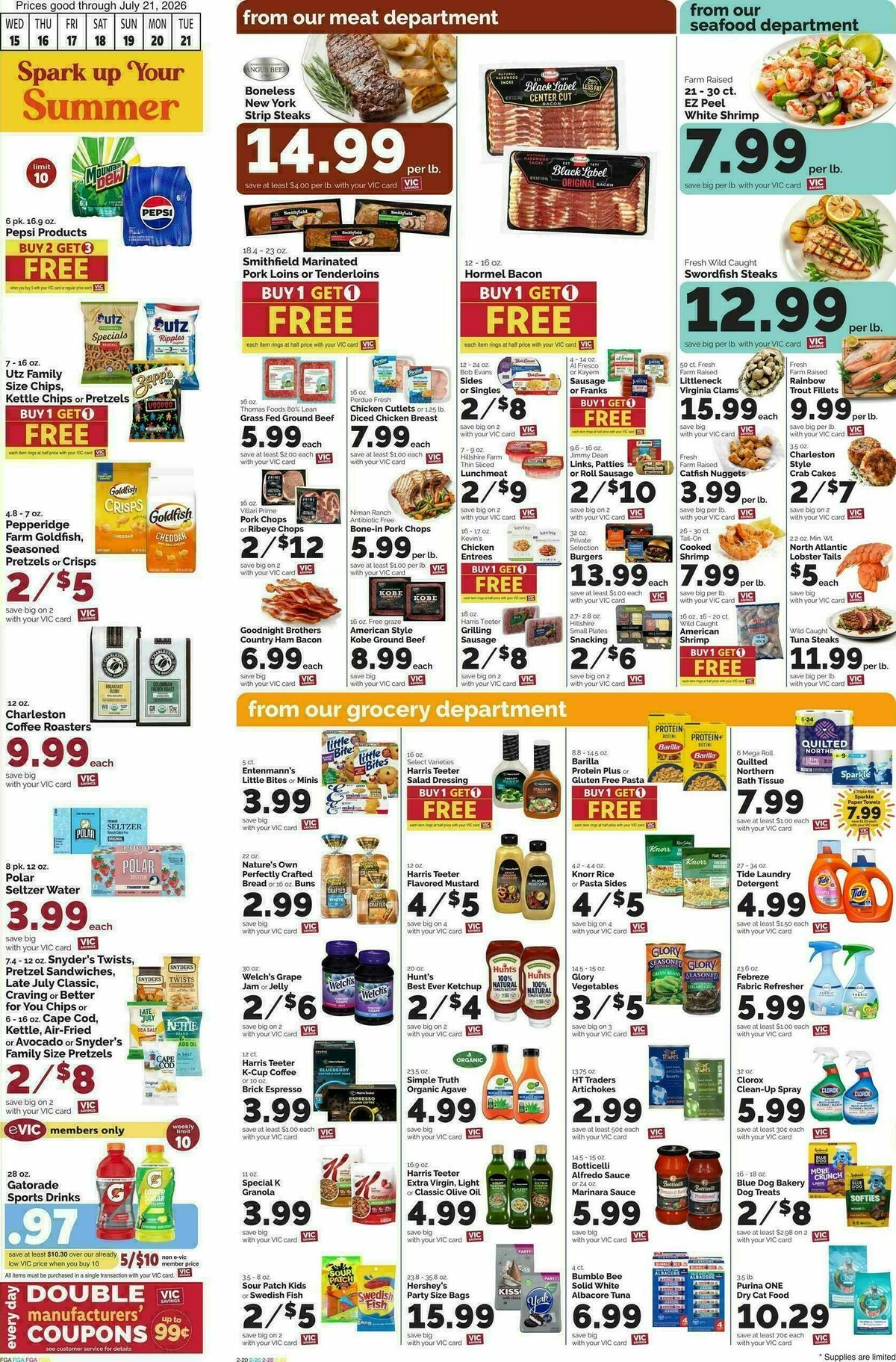 Harris Teeter Weekly Ad from July 15