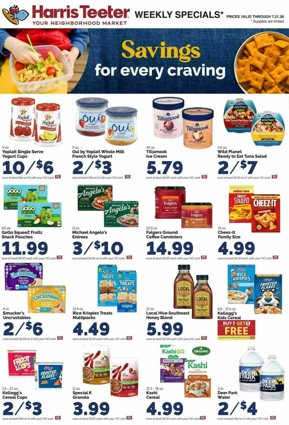 Harris Teeter Weekly Ad from July 15