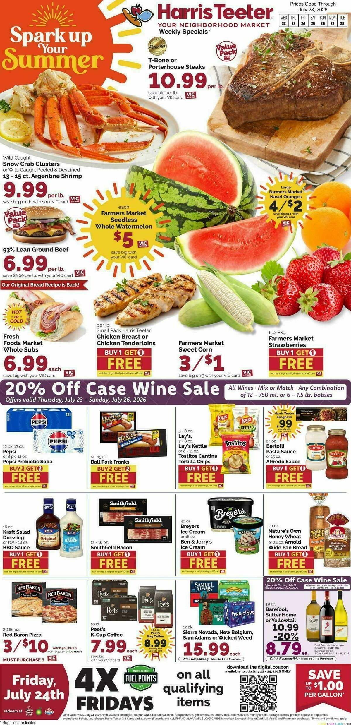 Harris Teeter Weekly Ad from July 22