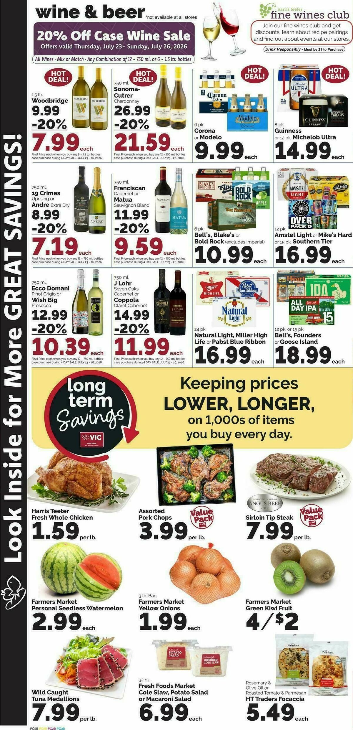 Harris Teeter Weekly Ad from July 22