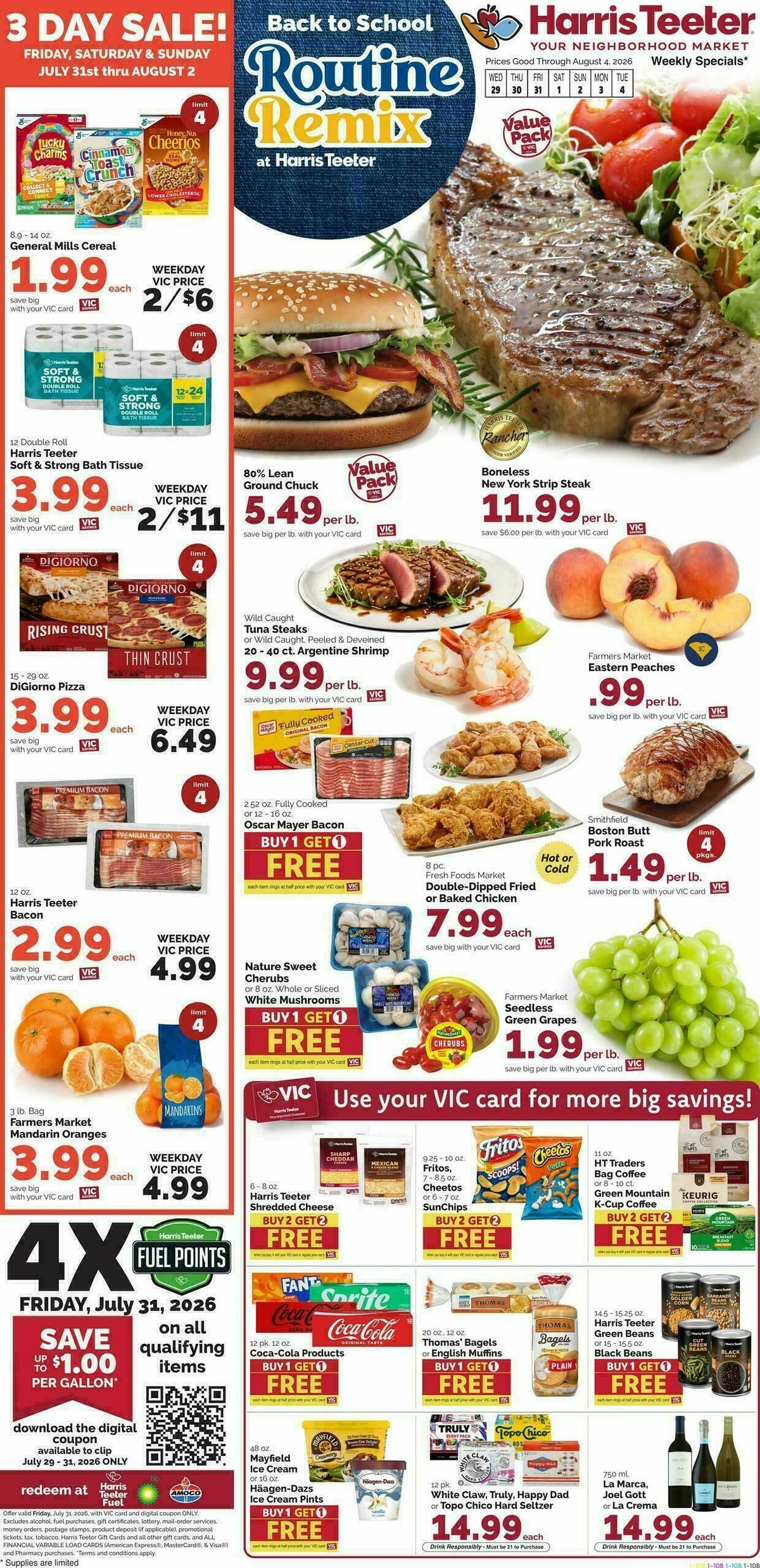 Harris Teeter Weekly Ad from July 29