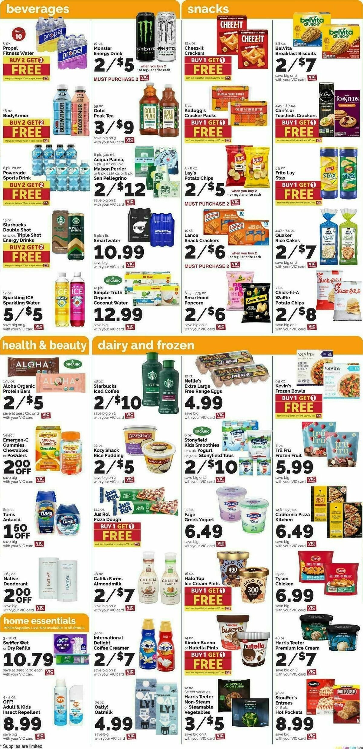 Harris Teeter Weekly Ad from July 29
