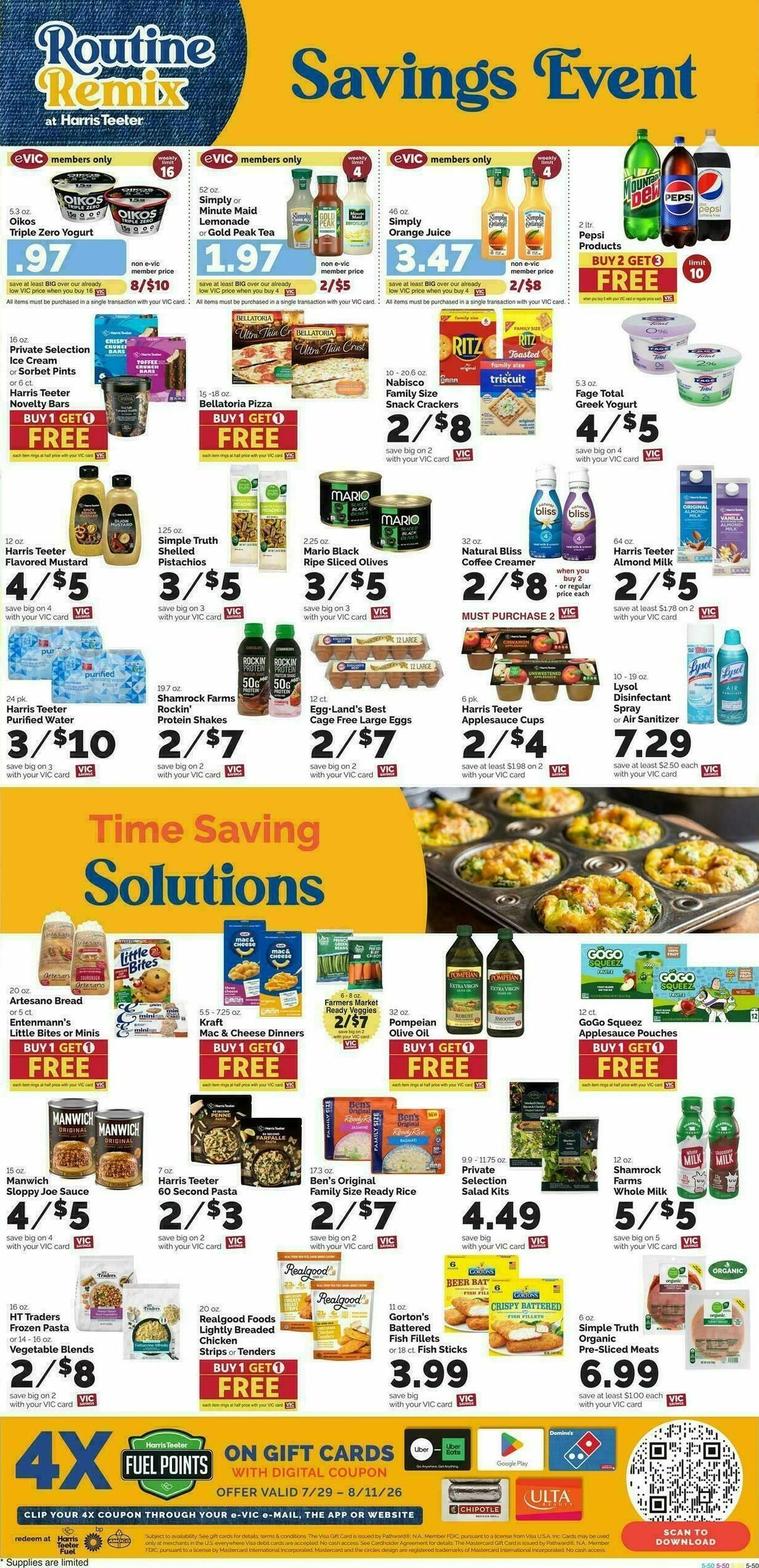 Harris Teeter Weekly Ad from July 29