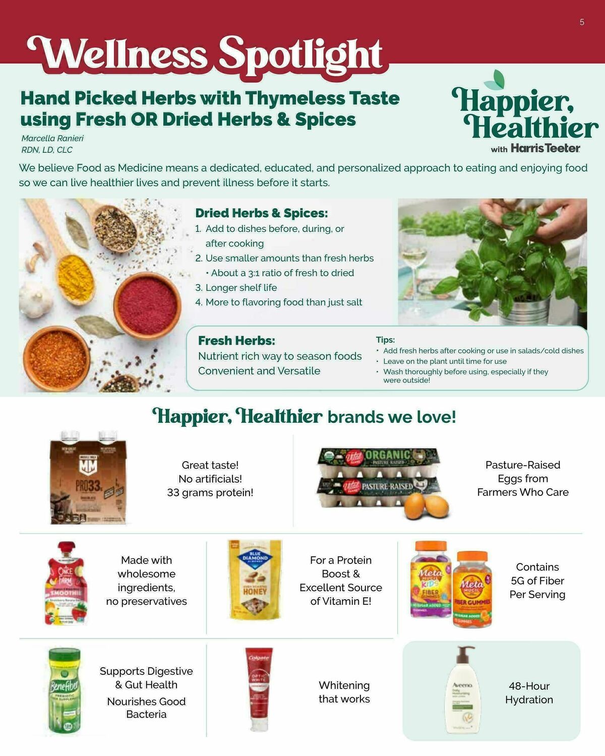 Harris Teeter August Issue Weekly Ad from August 12
