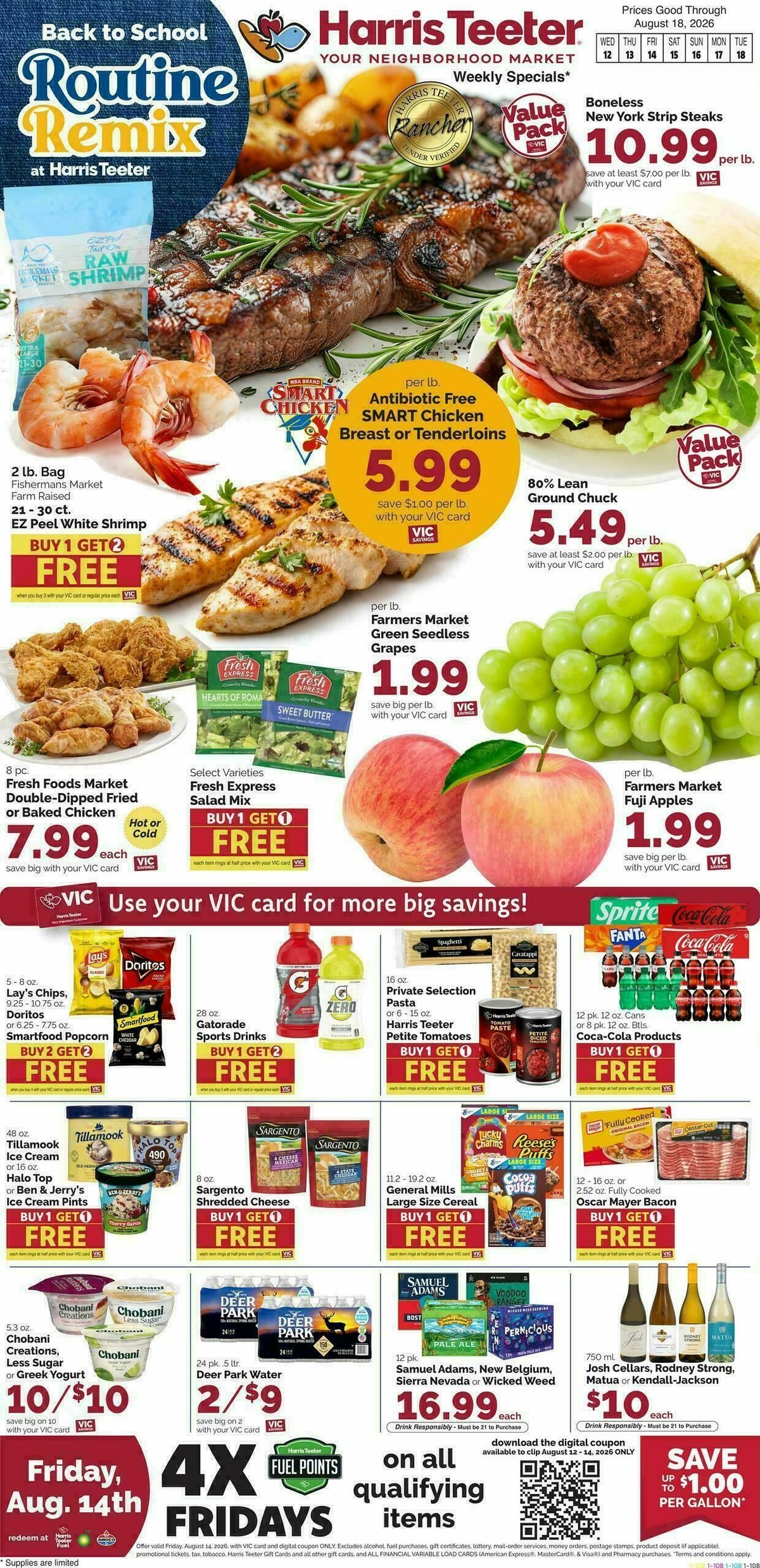 Harris Teeter Weekly Ad from August 12