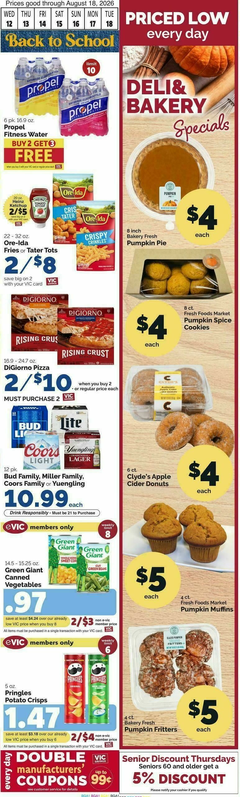 Harris Teeter Weekly Ad from August 12