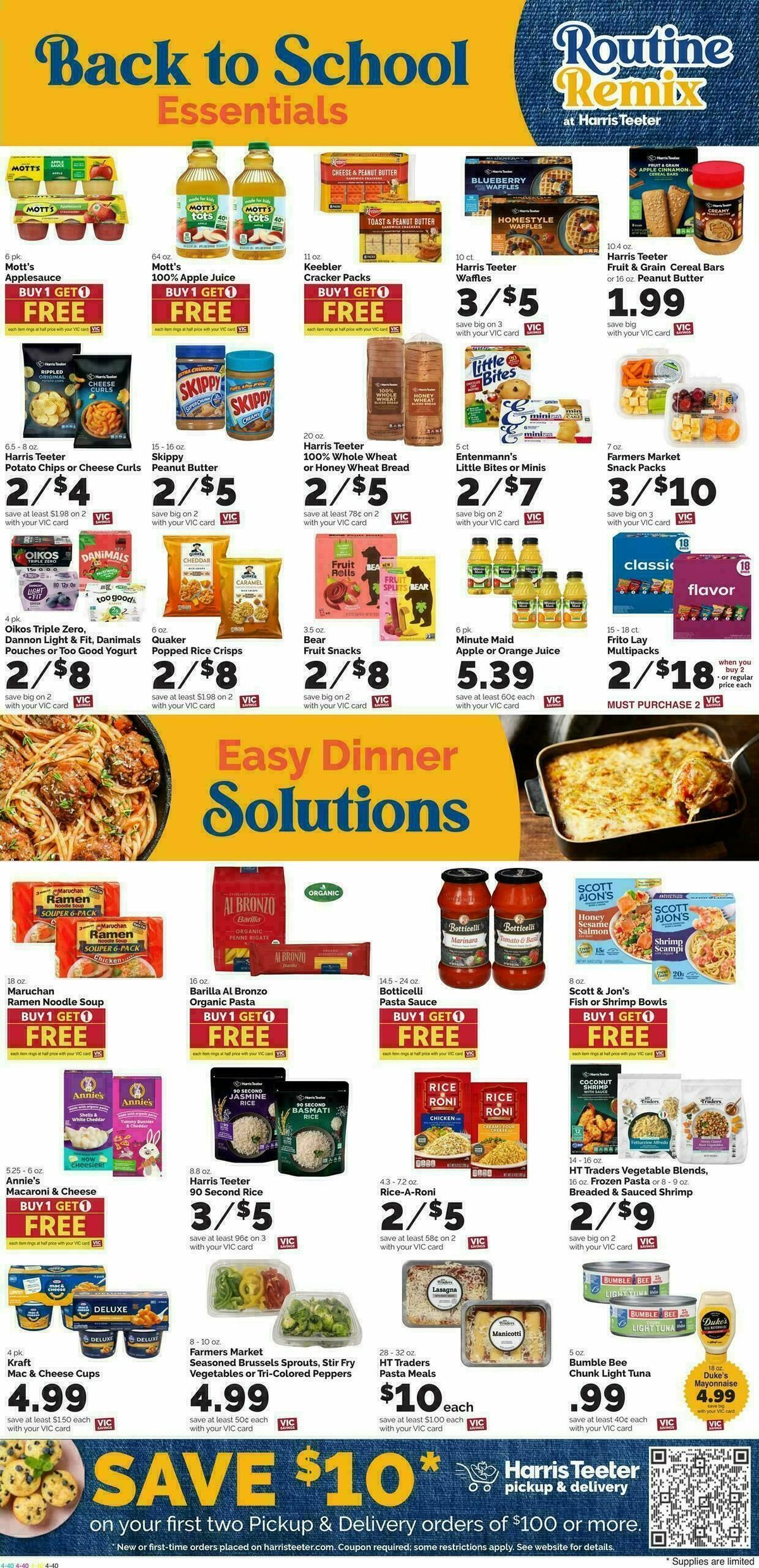 Harris Teeter Weekly Ad from August 12