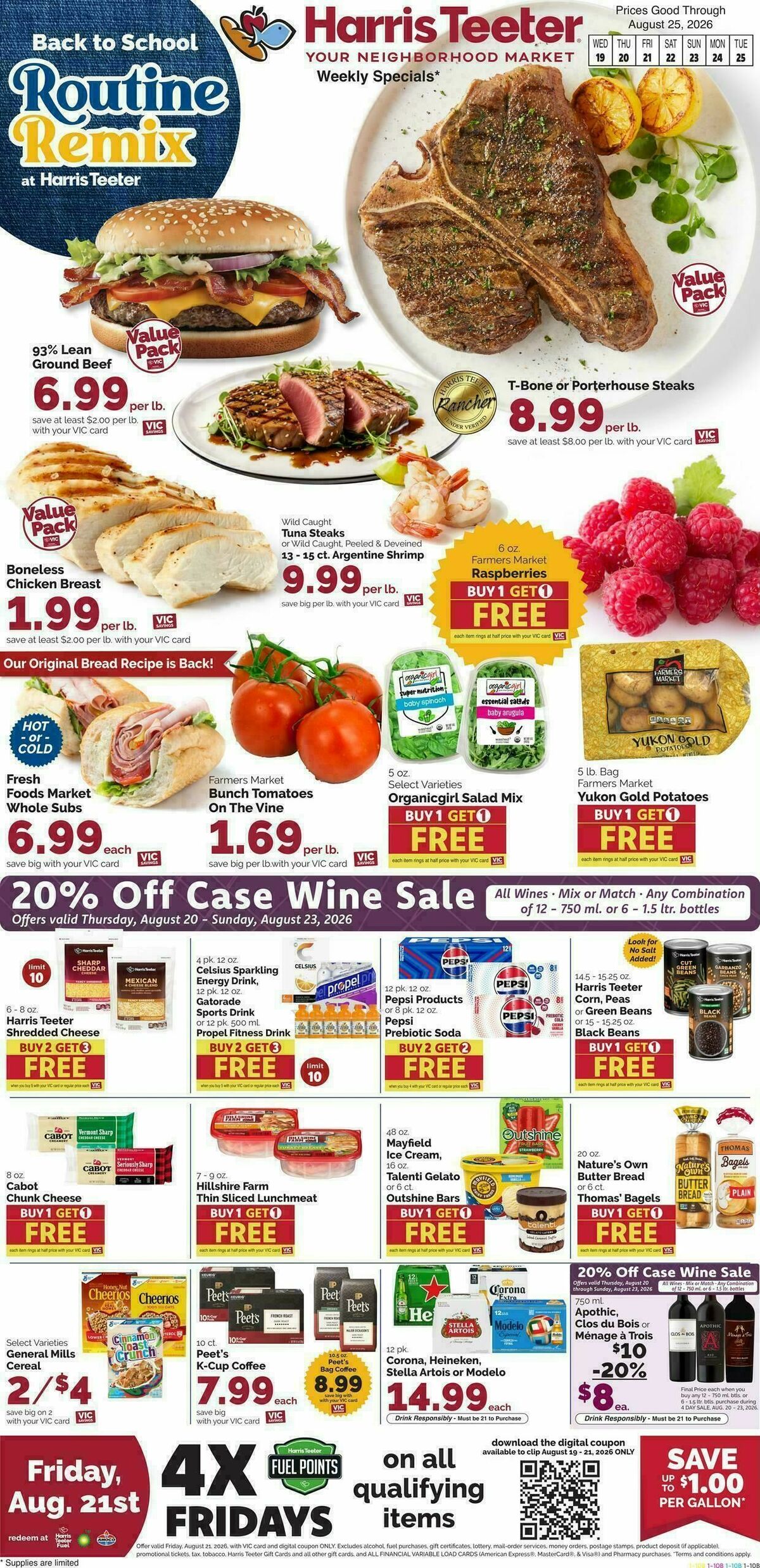 Harris Teeter Weekly Ad from August 19
