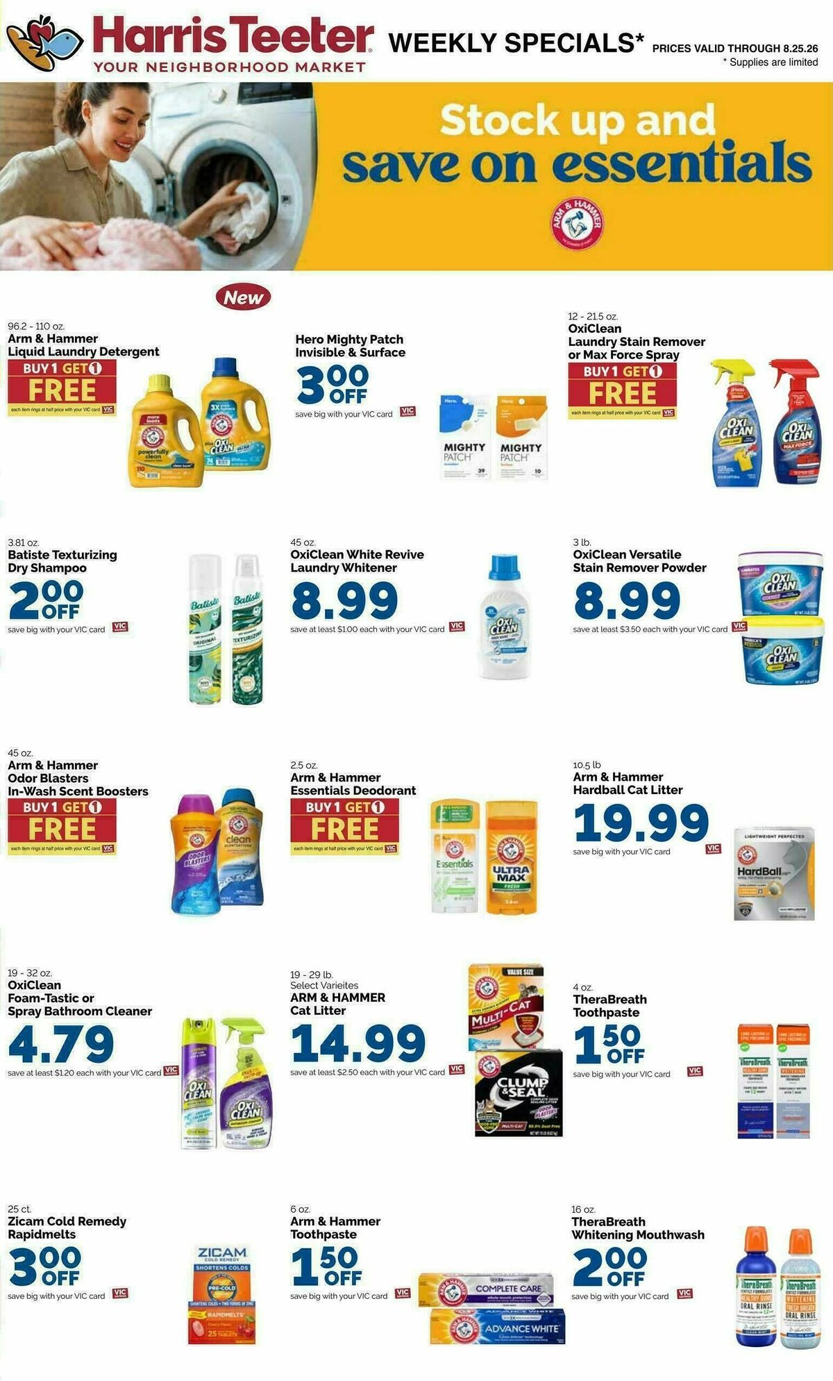 Harris Teeter Weekly Ad from August 19