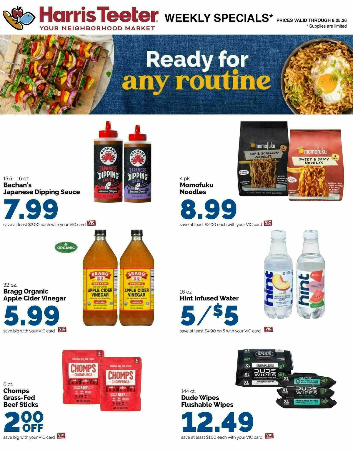 Harris Teeter Weekly Ad from August 19