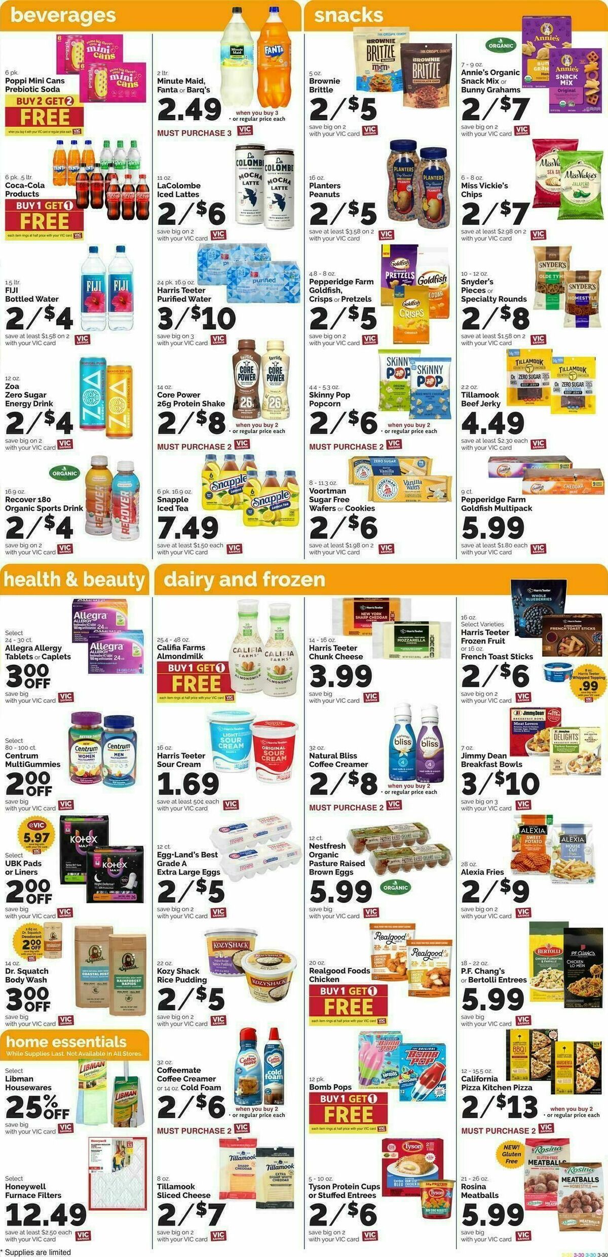Harris Teeter Weekly Ad from August 19