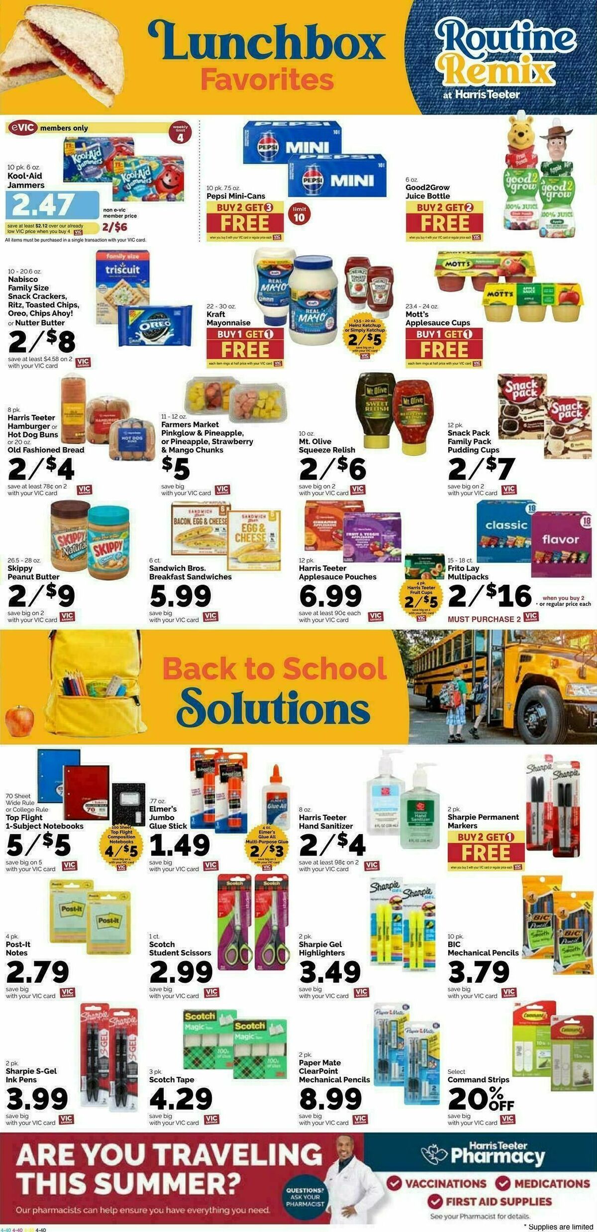 Harris Teeter Weekly Ad from August 19