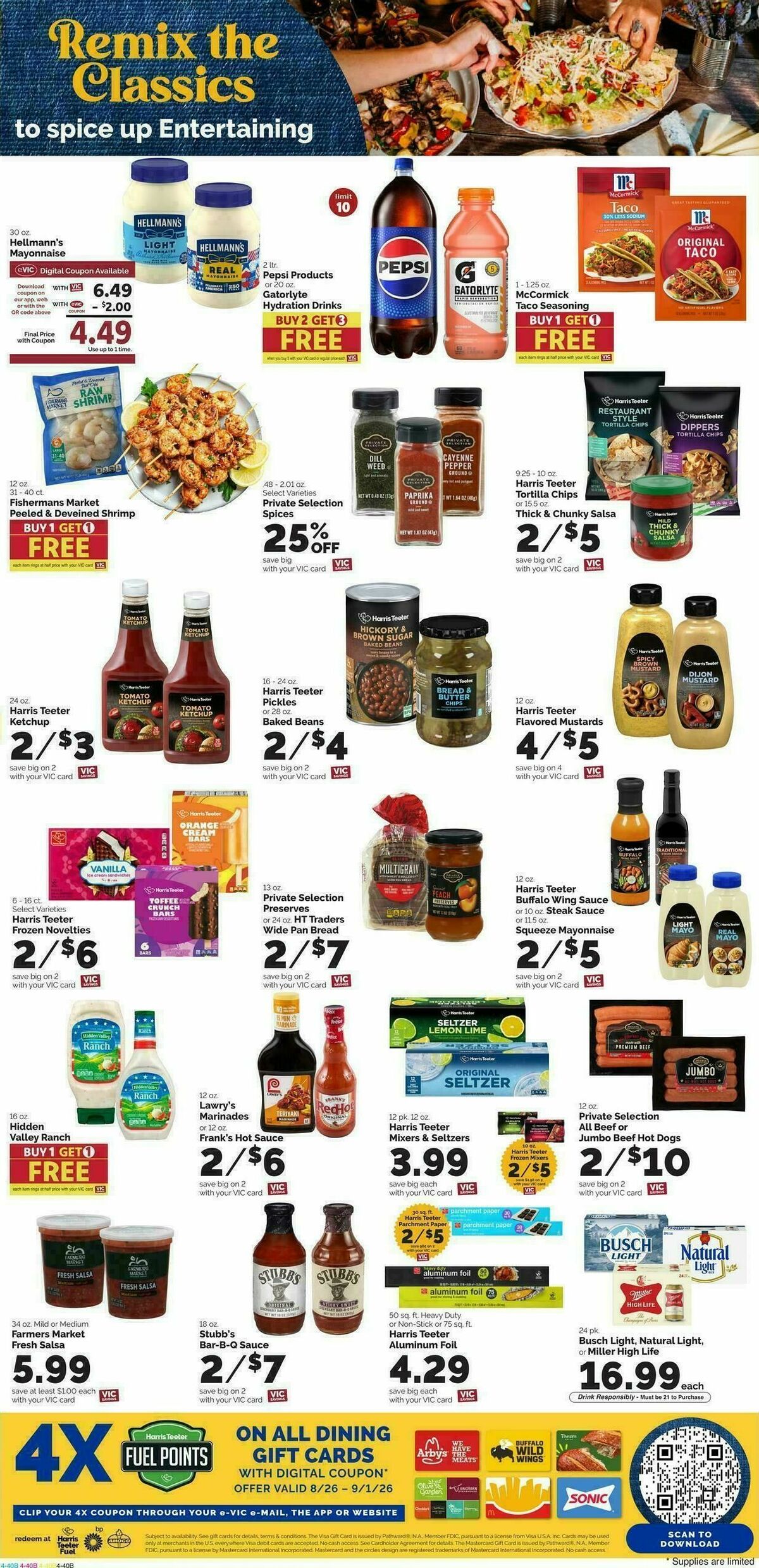 Harris Teeter Weekly Ad from August 26
