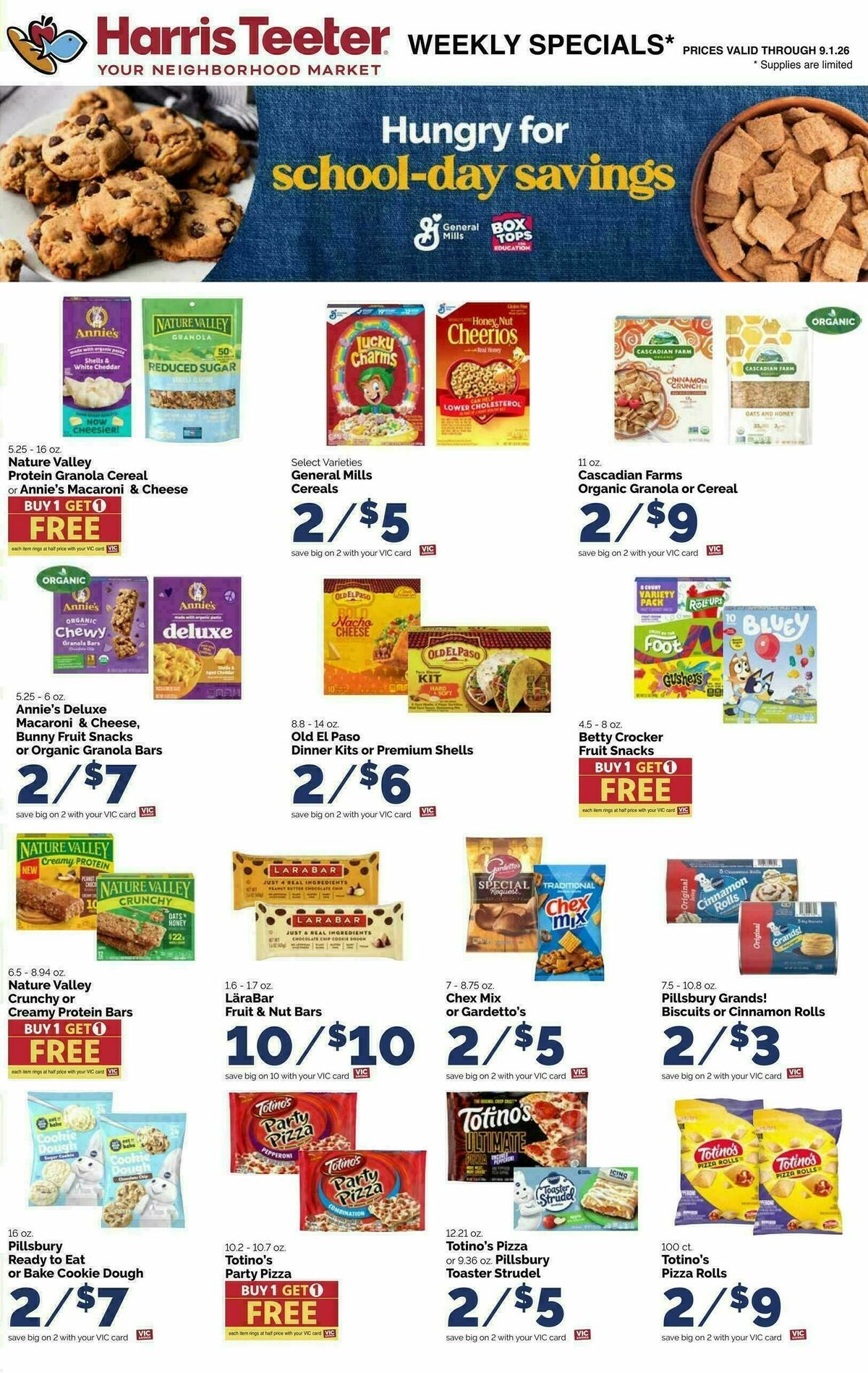 Harris Teeter Weekly Ad from August 26