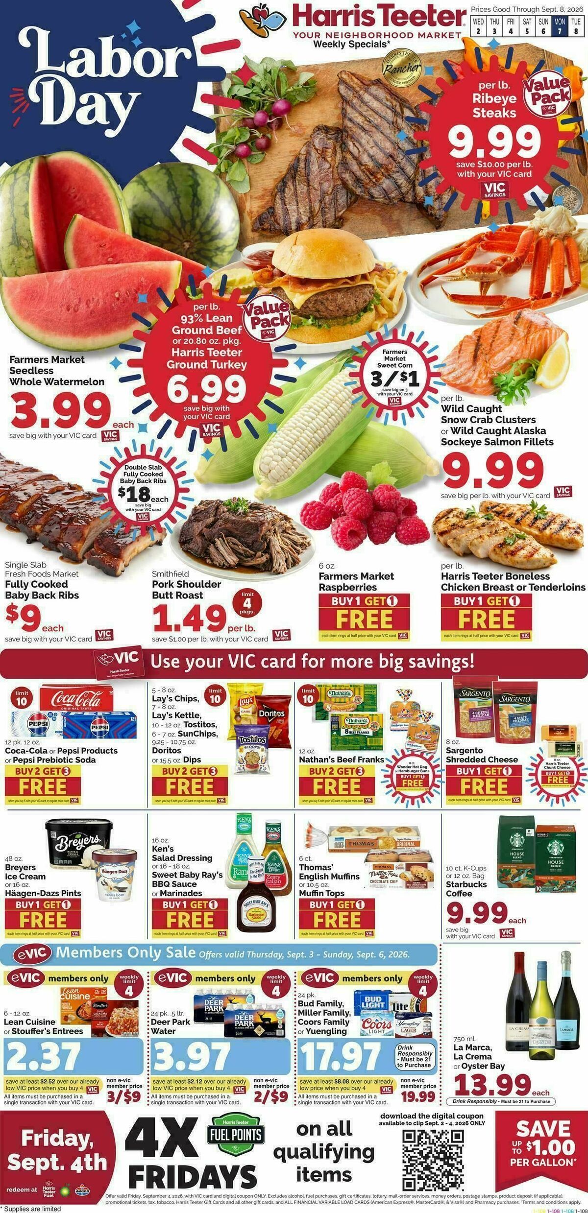 Harris Teeter Weekly Ad from September 2