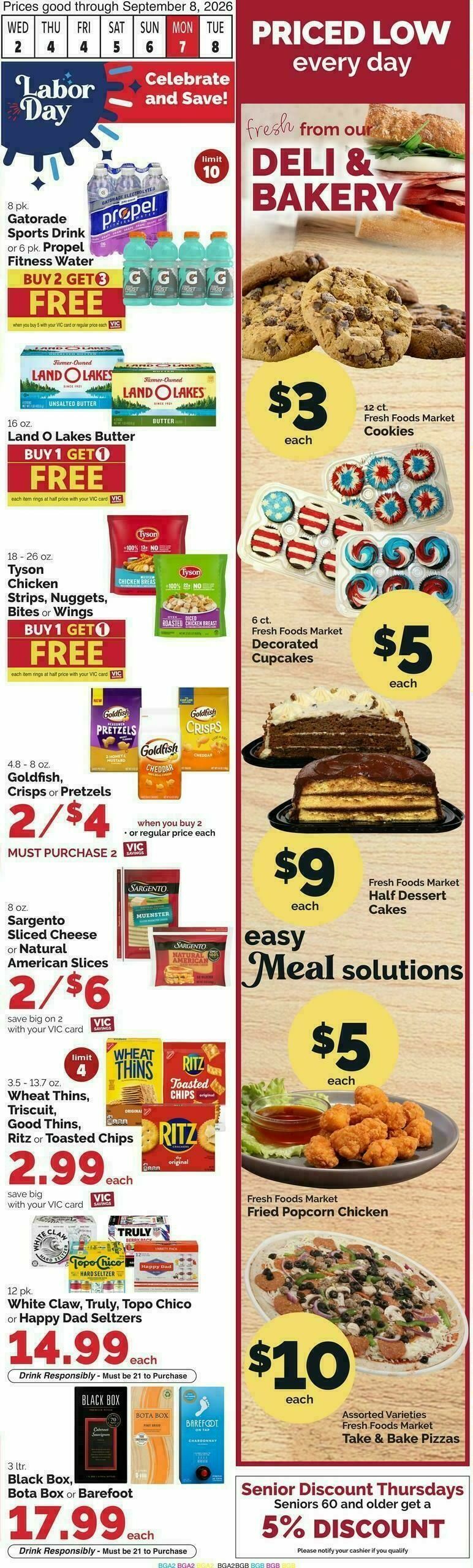 Harris Teeter Weekly Ad from September 2