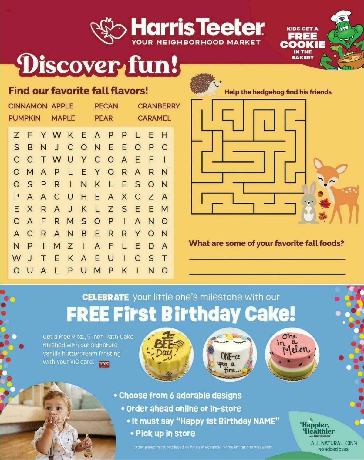 Harris Teeter September Issue Weekly Ad from September 9