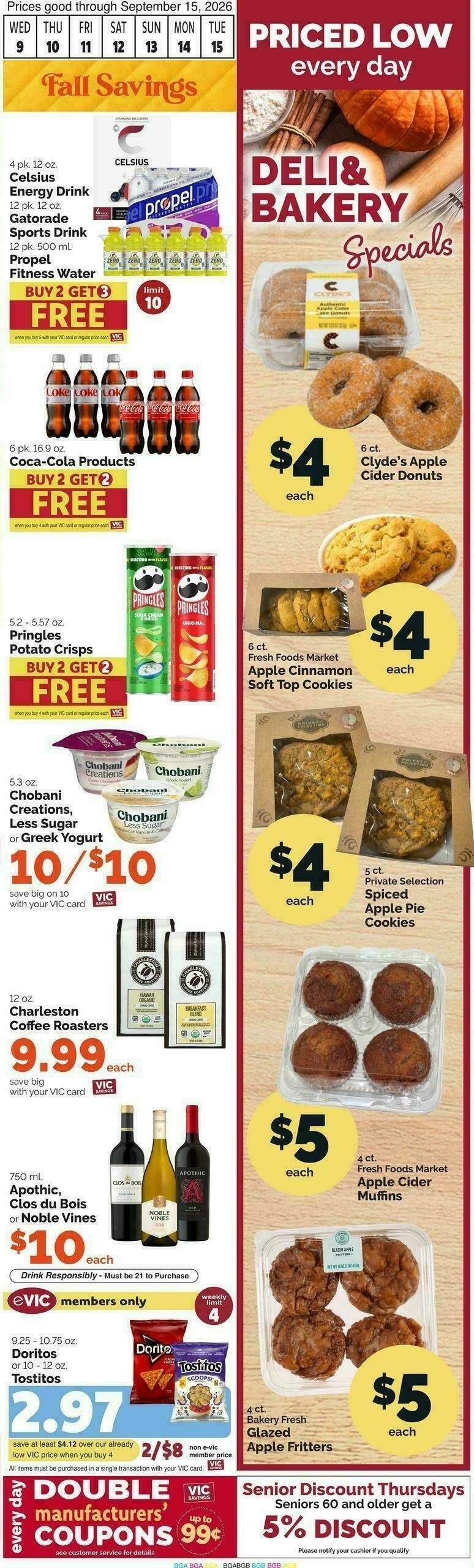 Harris Teeter Weekly Ad from September 9
