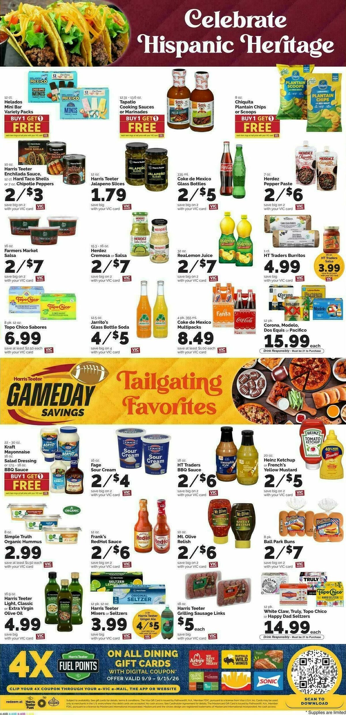 Harris Teeter Weekly Ad from September 9