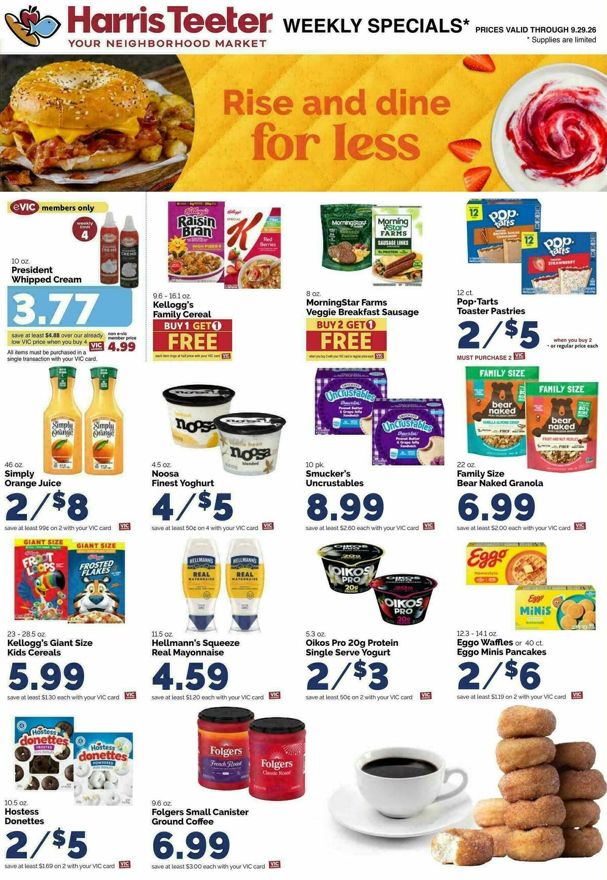 Harris Teeter Weekly Ad from September 23