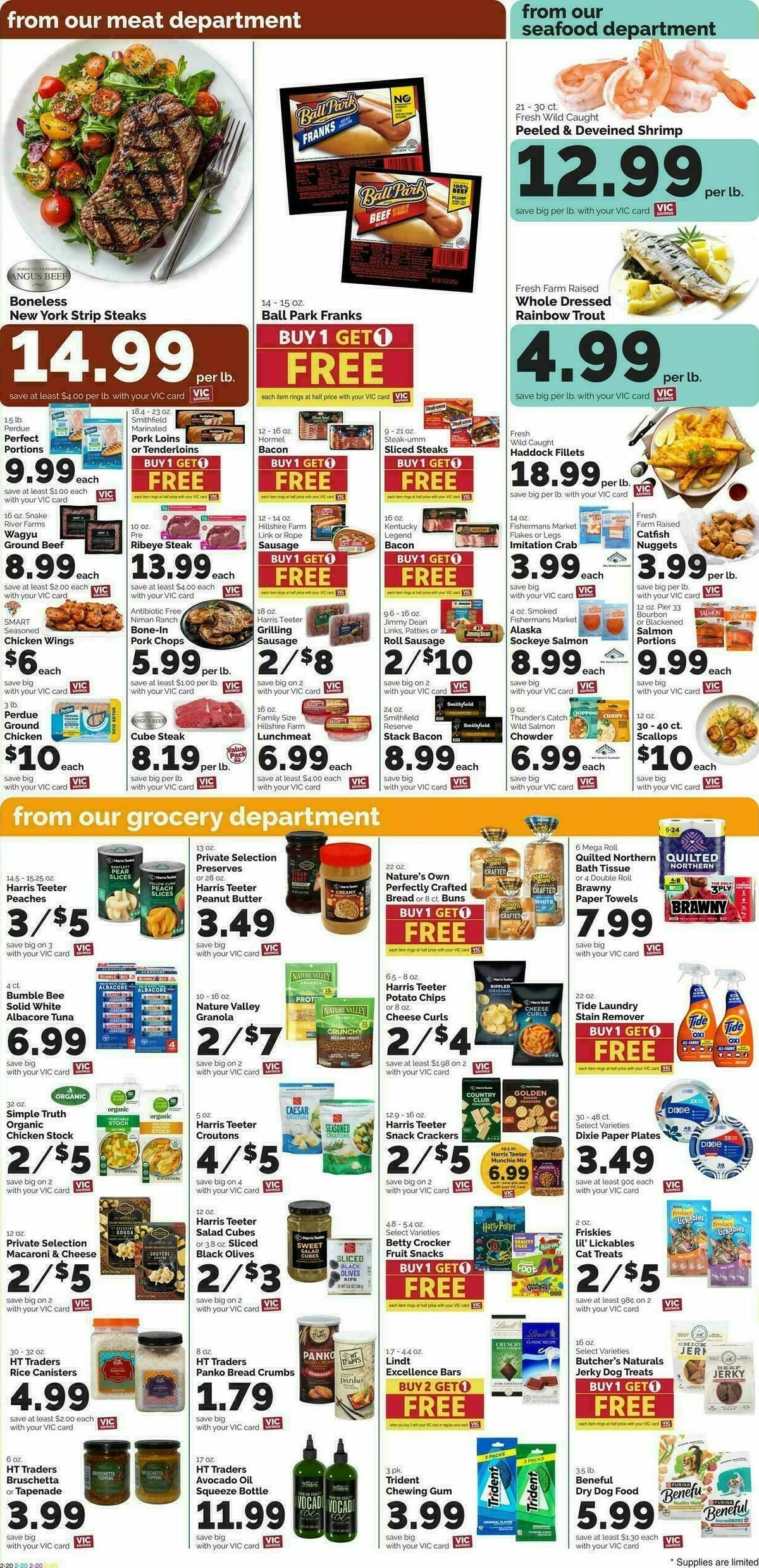Harris Teeter Weekly Ad from September 30