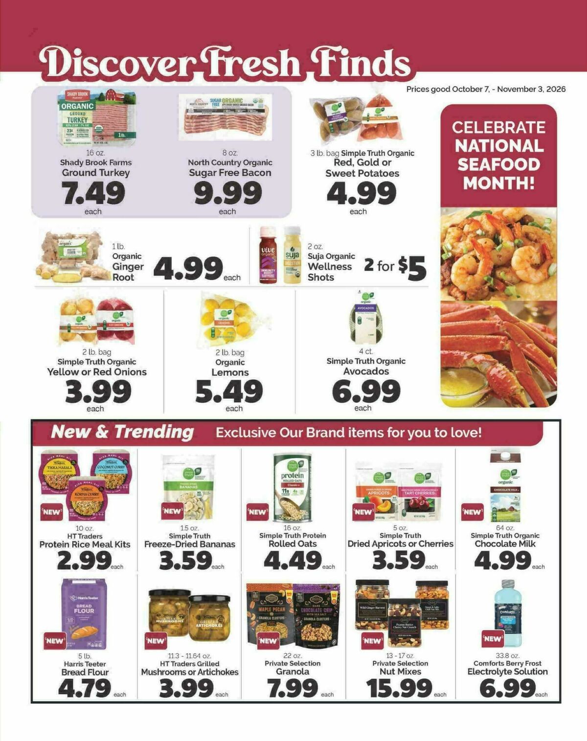 Harris Teeter October Issue Weekly Ad from October 7