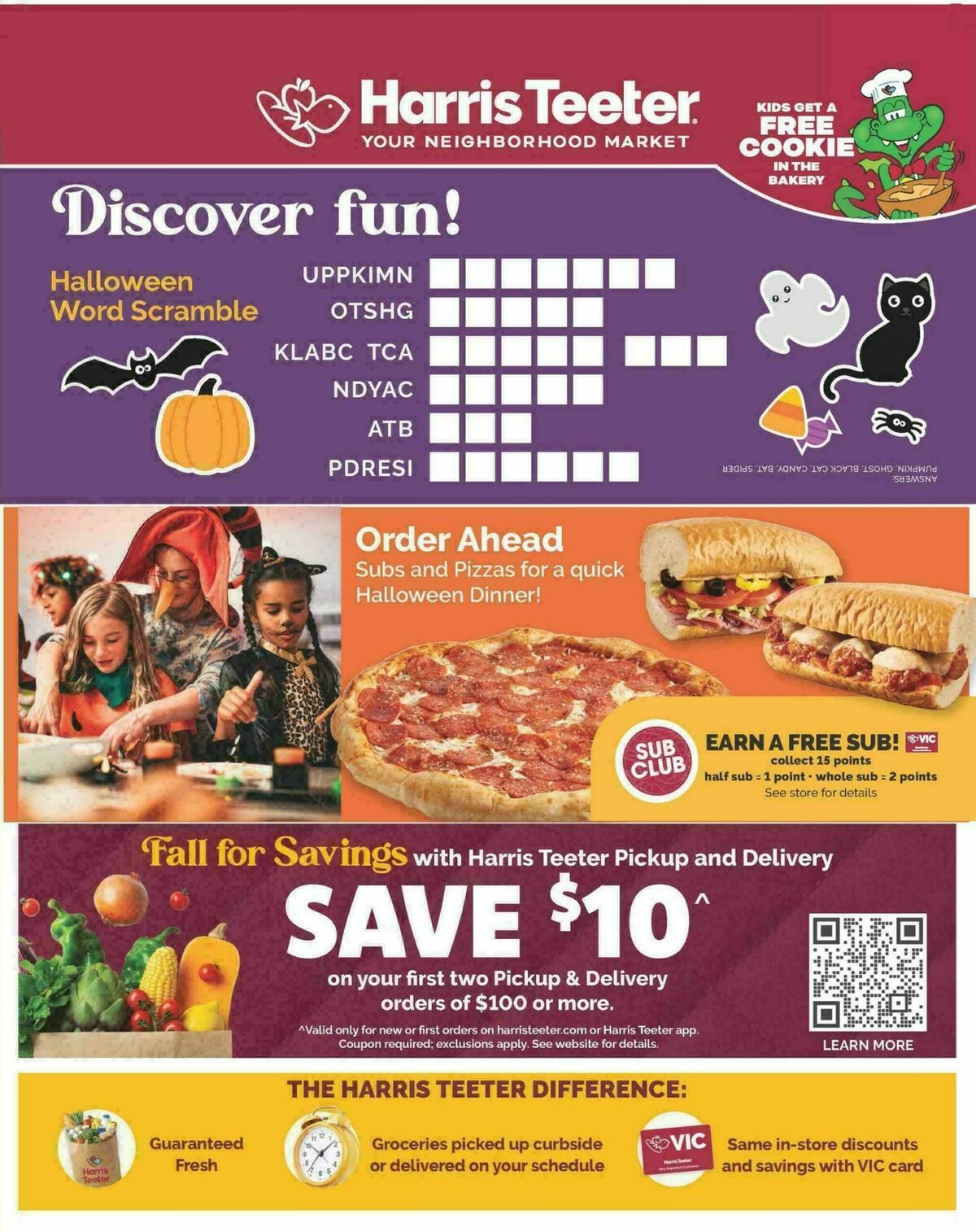 Harris Teeter October Issue Weekly Ad from October 7