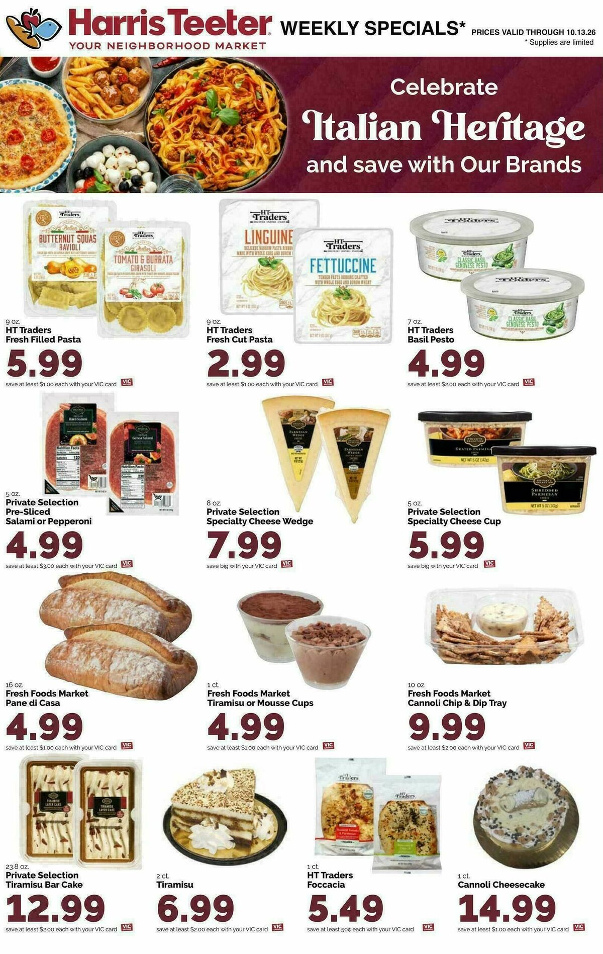 Harris Teeter Weekly Ad from October 7