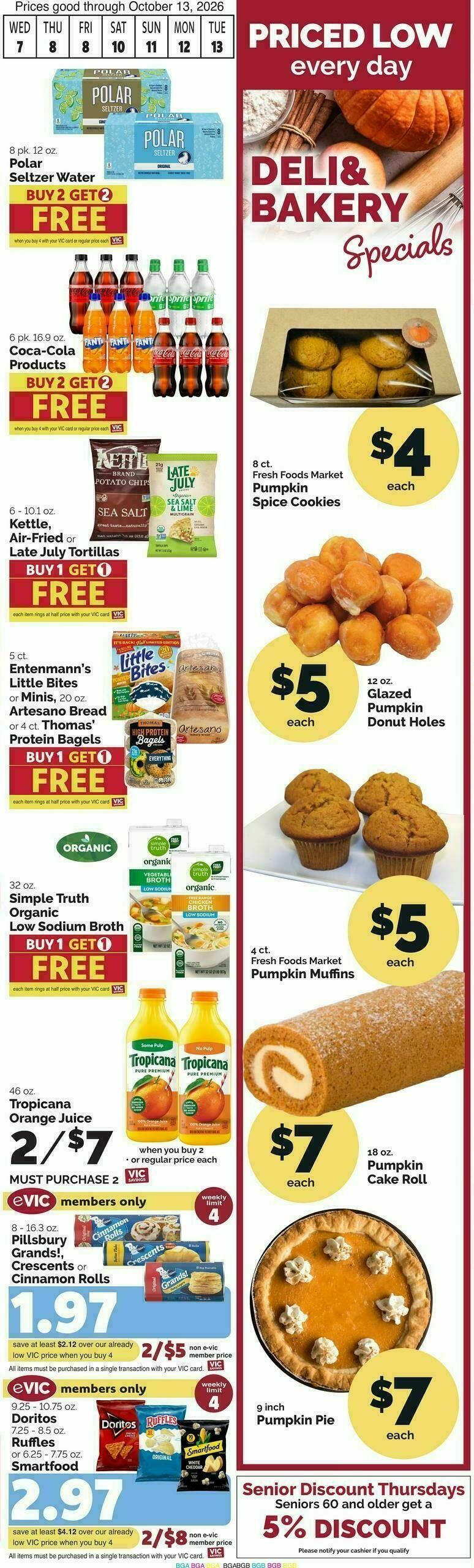 Harris Teeter Weekly Ad from October 7