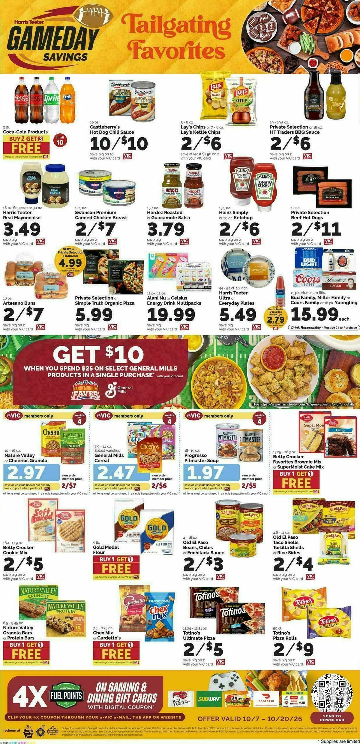 Harris Teeter Weekly Ad from October 7