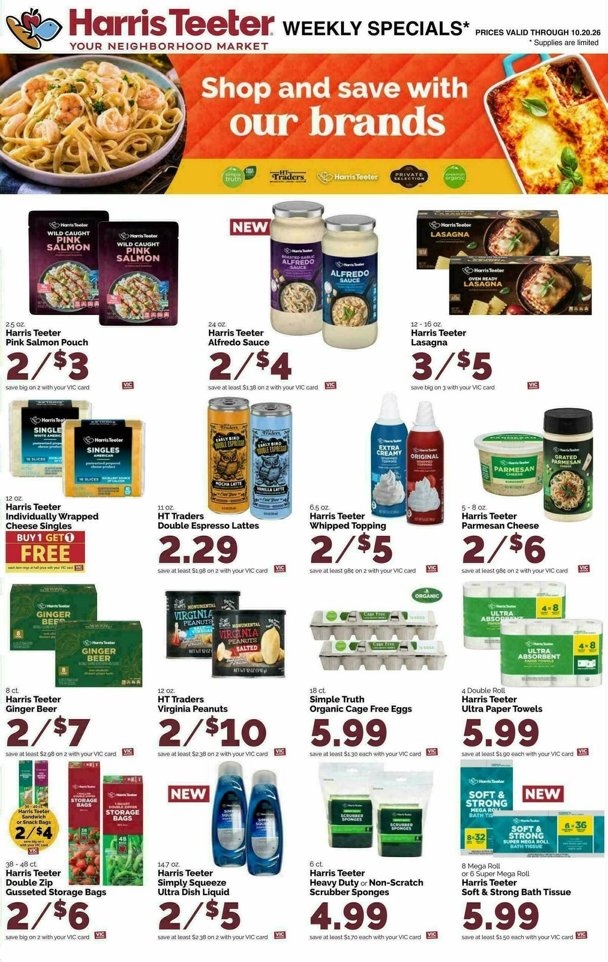 Harris Teeter Weekly Ad from October 14