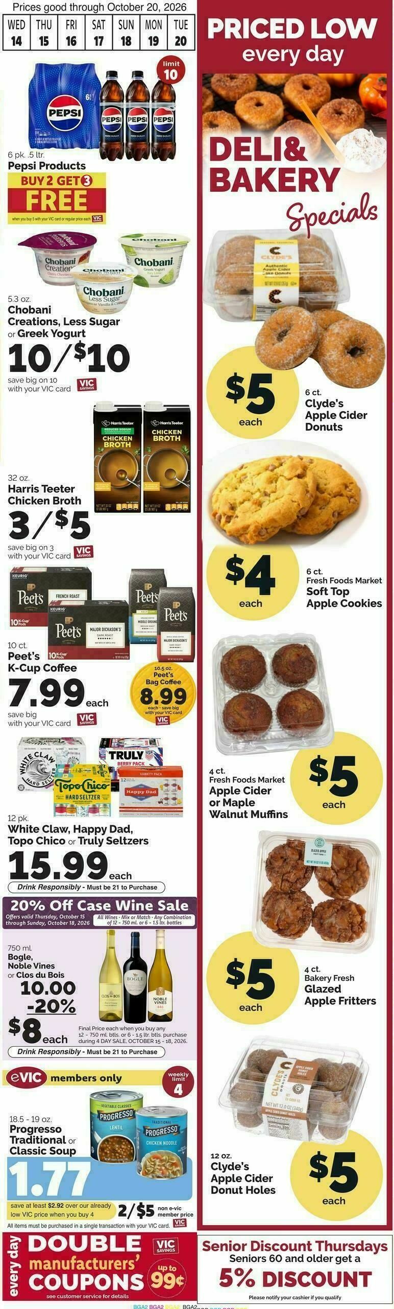 Harris Teeter Weekly Ad from October 14