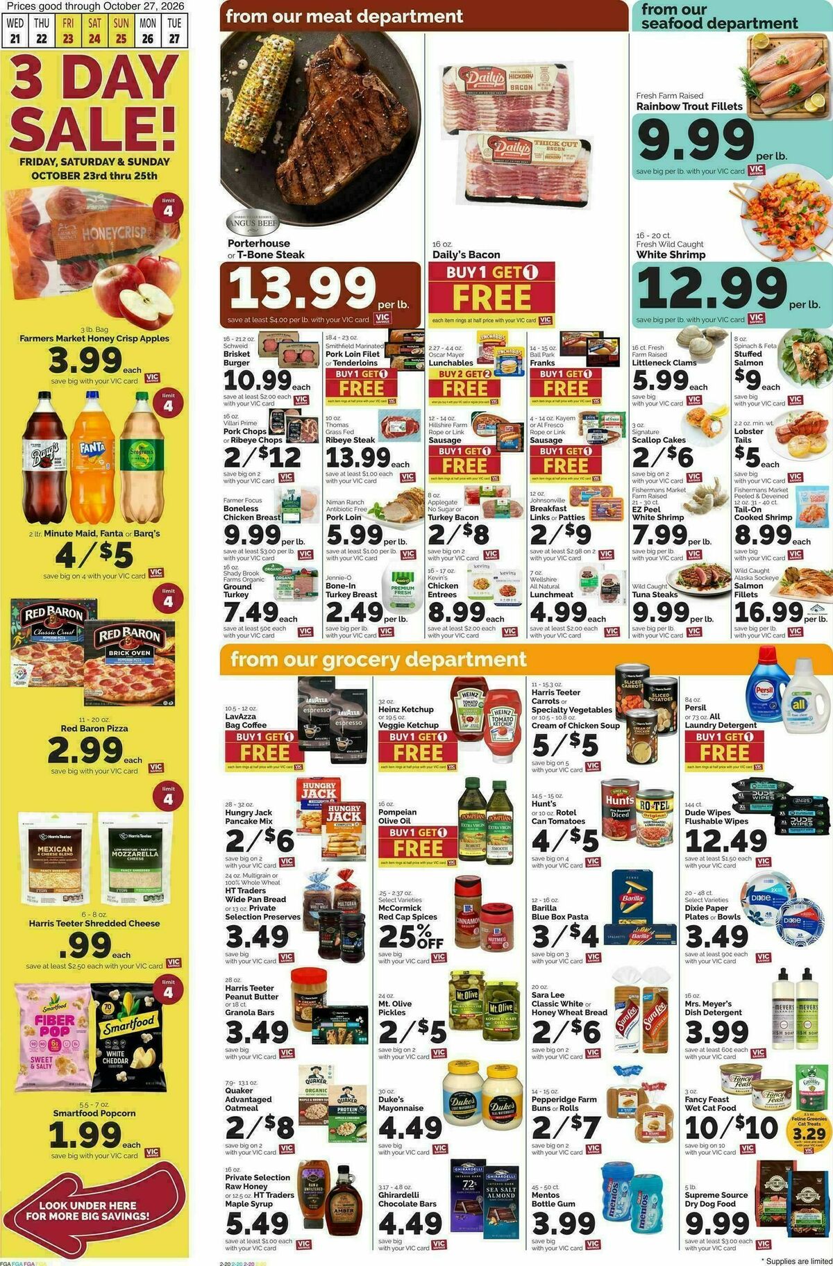 Harris Teeter Weekly Ad from October 21