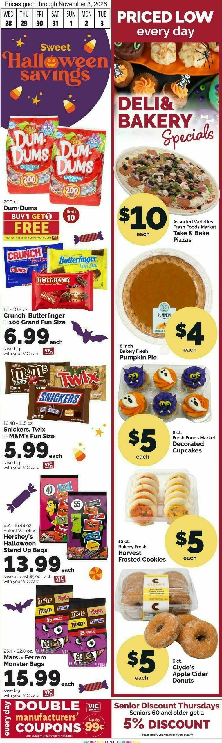 Harris Teeter Weekly Ad from October 28