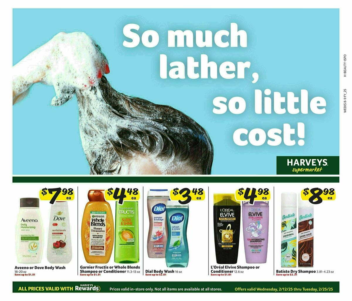 Harveys Supermarkets Weekly Ad from February 12
