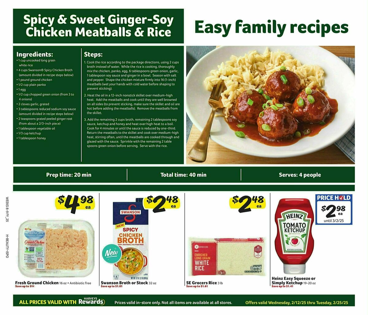 Harveys Supermarkets Weekly Ad from February 12