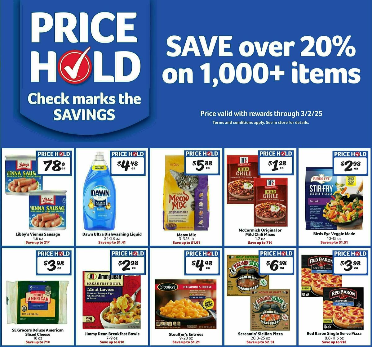 Harveys Supermarkets Weekly Ad from February 19