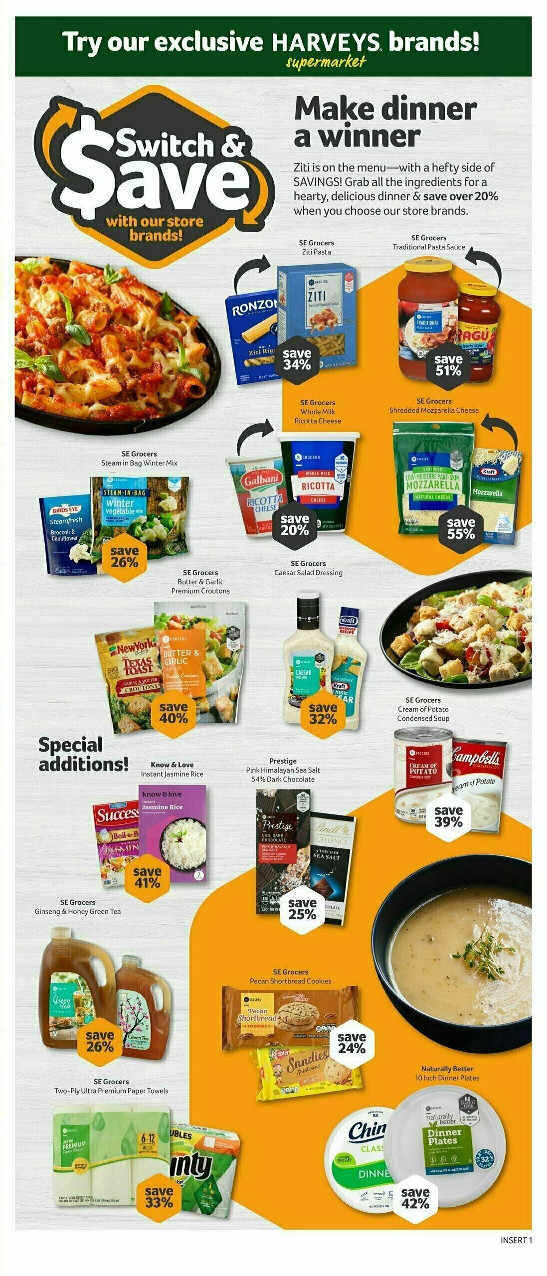 Harveys Supermarkets Weekly Ad from February 26
