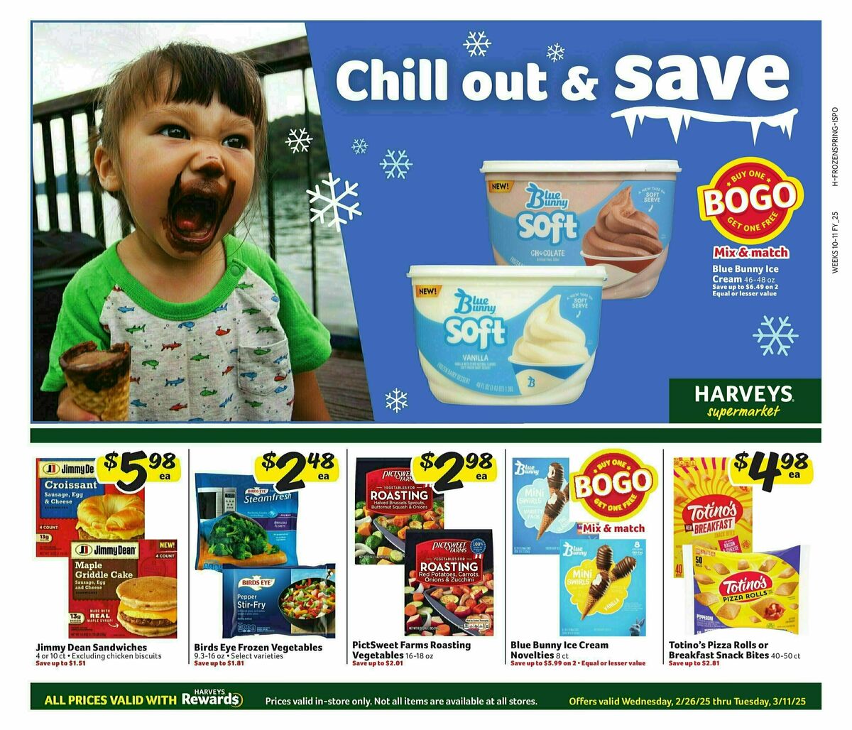 Harveys Supermarkets Weekly Ad from February 26