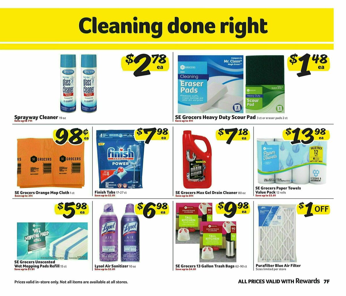 Harveys Supermarkets Weekly Ad from February 26