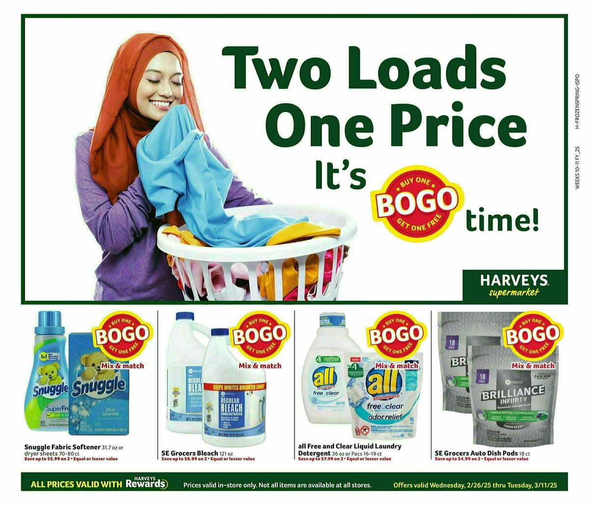 Harveys Supermarkets Weekly Ad from February 26