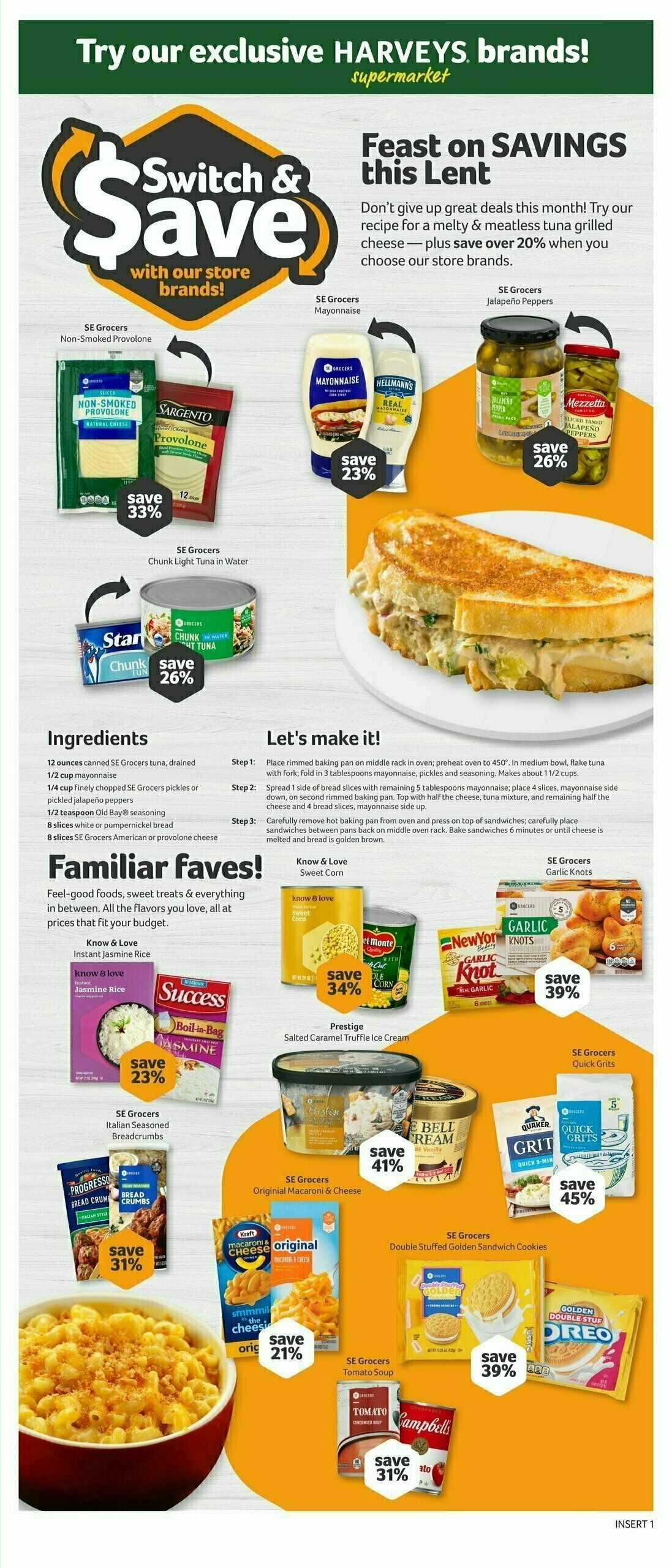 Harveys Supermarkets Weekly Ad from March 5