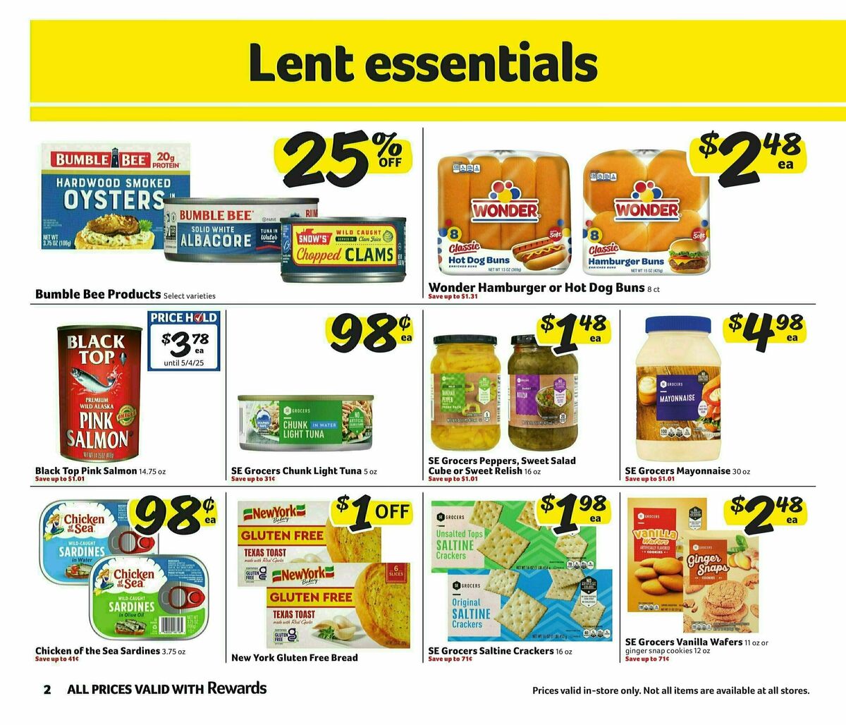 Harveys Supermarkets Weekly Ad from March 12