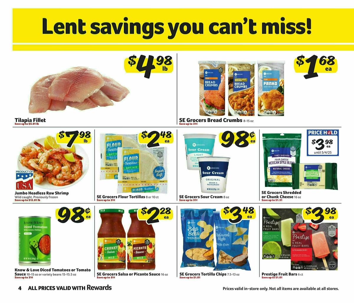Harveys Supermarkets Weekly Ad from March 12