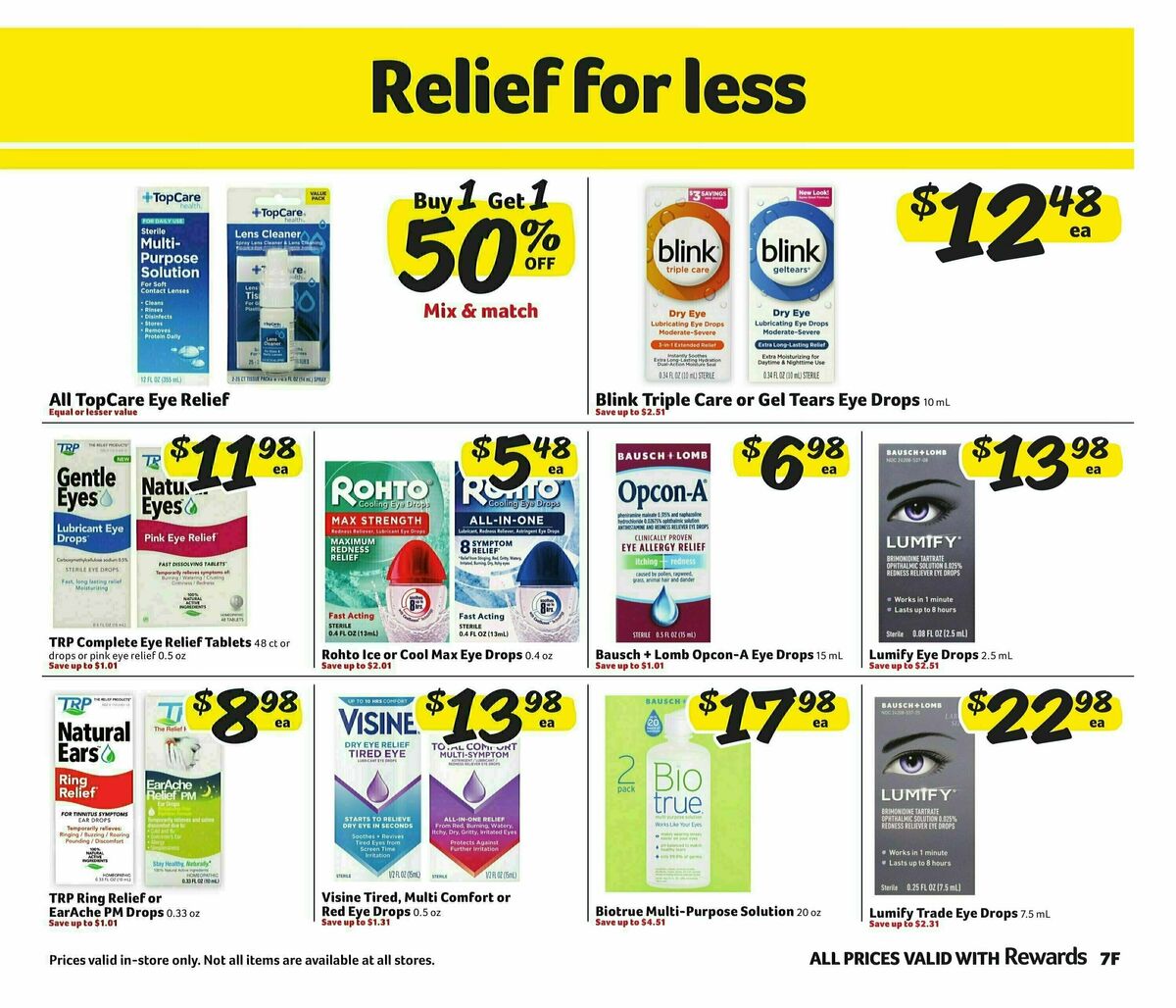 Harveys Supermarkets Weekly Ad from March 12