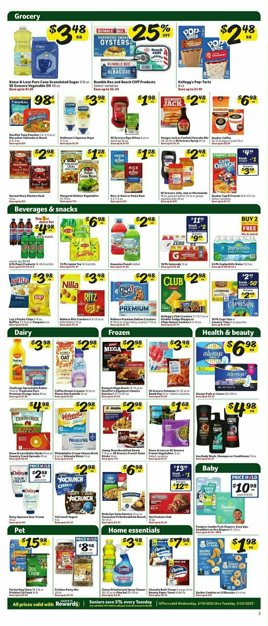 Harveys Supermarkets Weekly Ad from March 19
